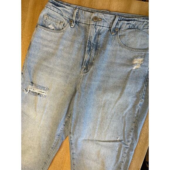 Good American Good Boy Straight Leg Jeans - Picture 2 of 6